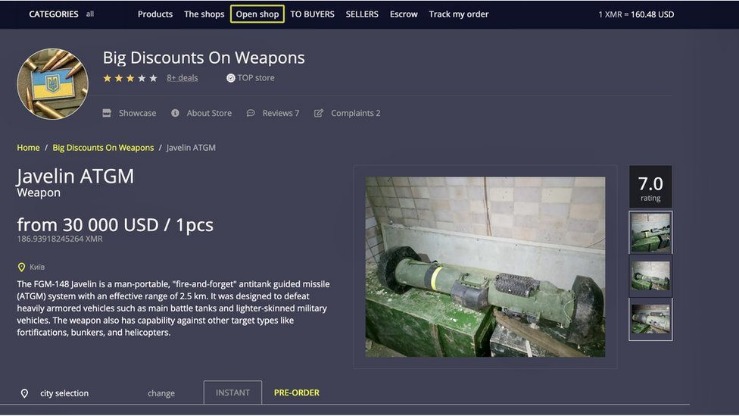 sites on the dark web