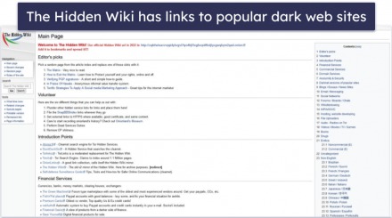 best dark web links
