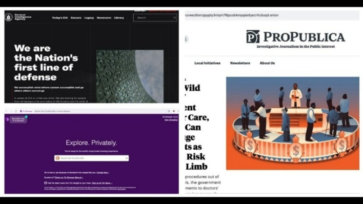 browsing the dark web