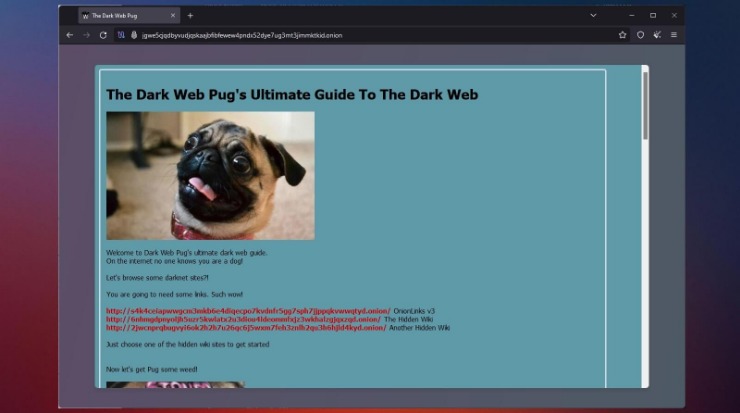 how do people access the dark web