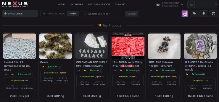 nexus darknet link