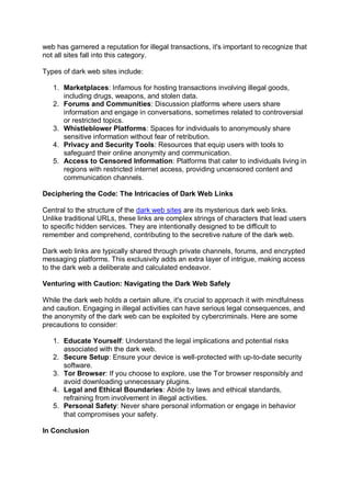 dark web links adult